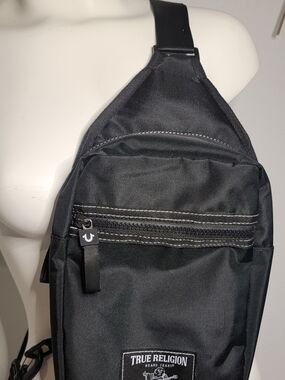 True Religion Black Sling Bag